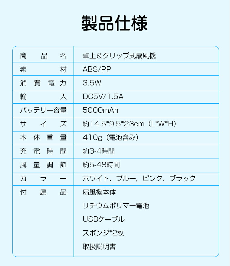 USBファン